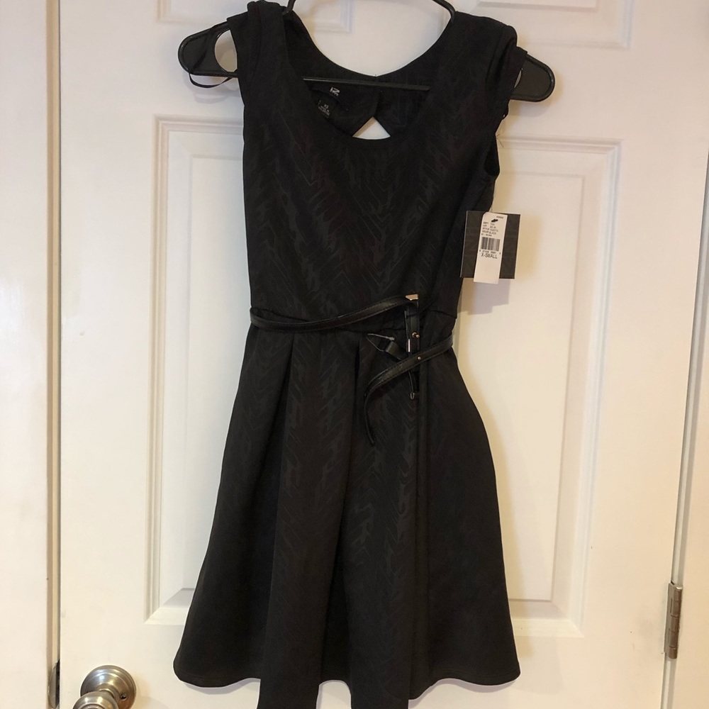 NWT Black Dress With Keyhole Back